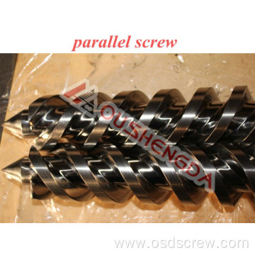 Screw and barrel full cover bimetallic screw for PP Pipe extruder